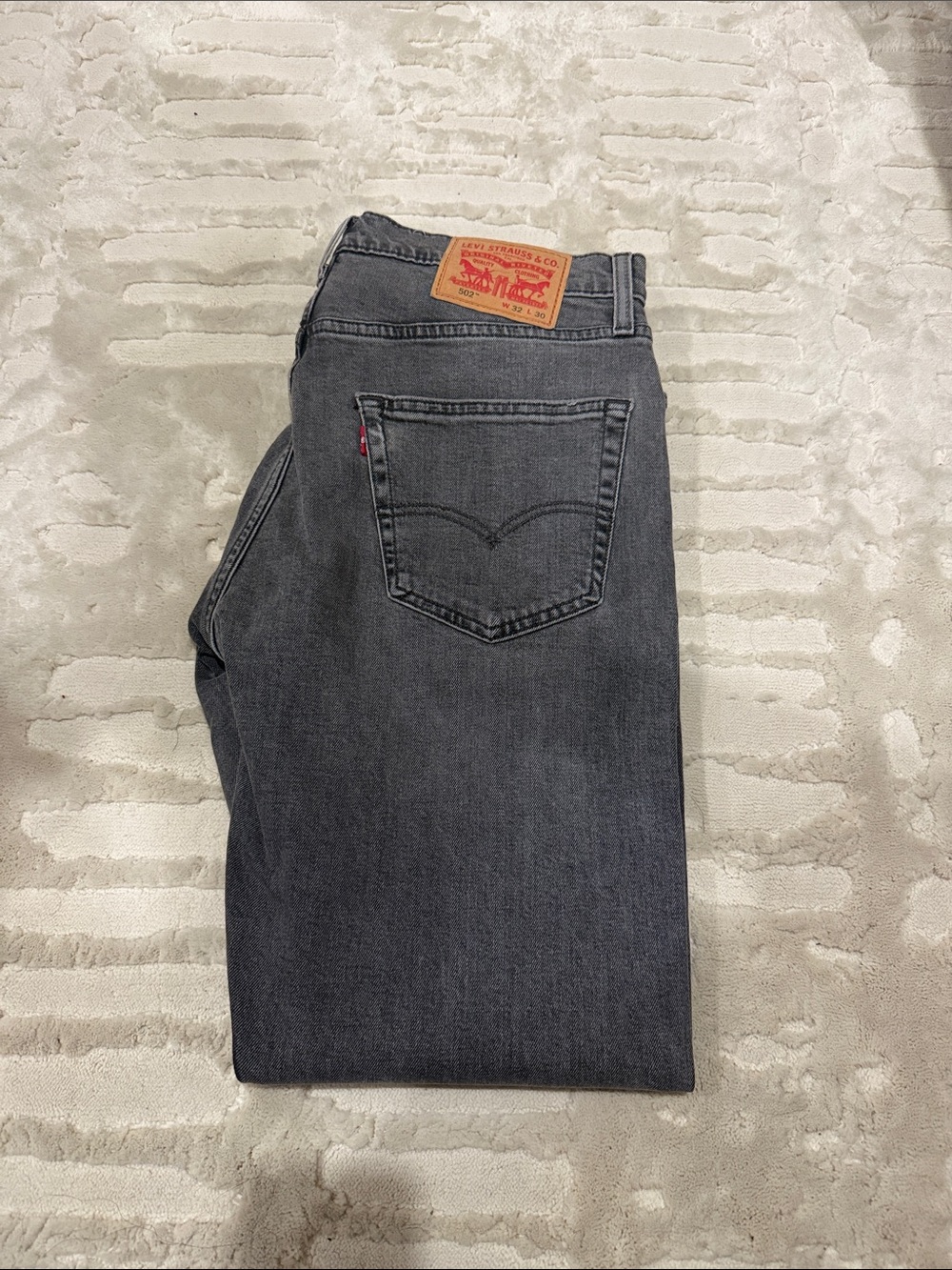 Levi's Men’s Straight Jeans - Charcoal